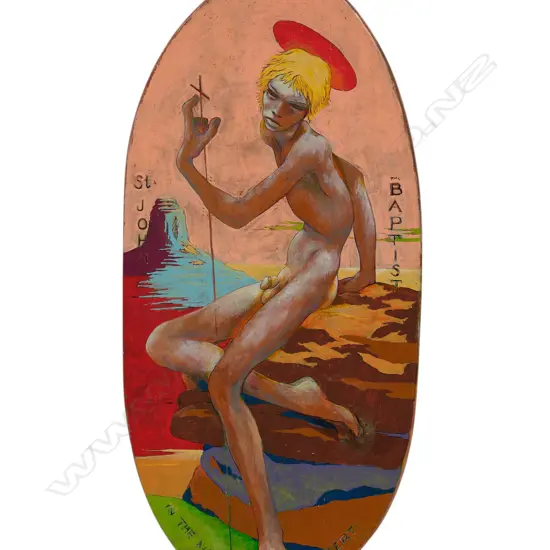 Malcolm Ross (1948-2003) 'St John Baptist in the Mojave Desert',